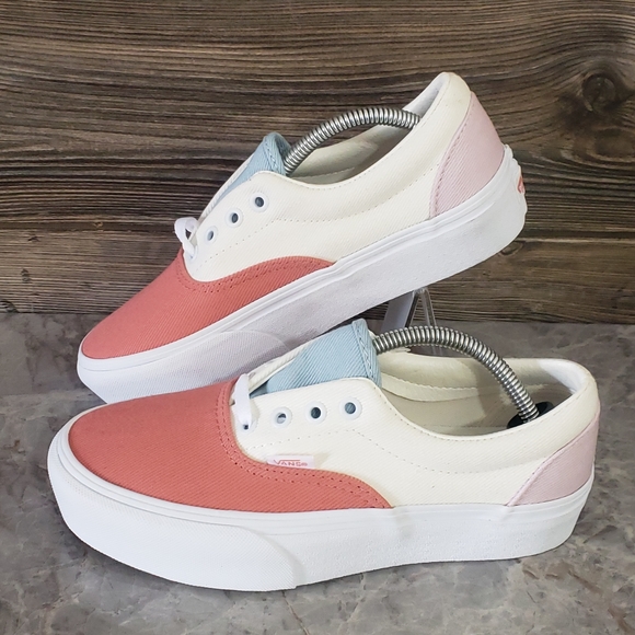 Vans Shoes - New Vans Era Platform Twill Pastel Block Sneakers